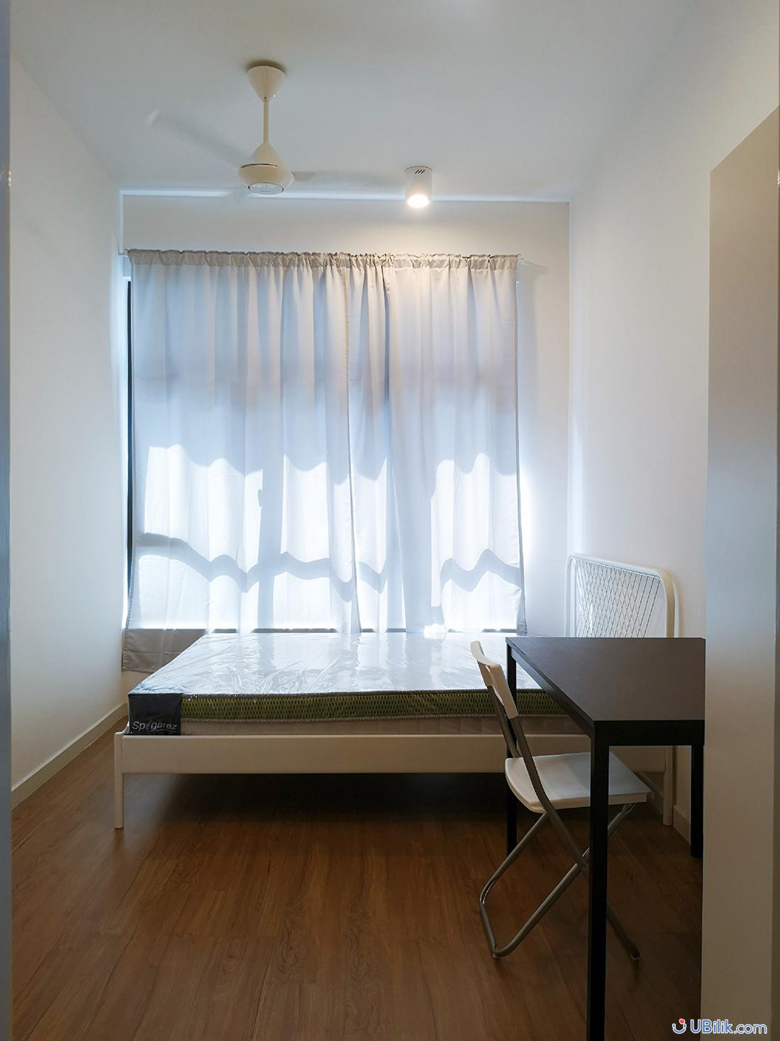 FFurnished Master Room at Casa Green Bukit Jalil Walking distance to LRT Muhibah Station UBilik room hostel renting_03