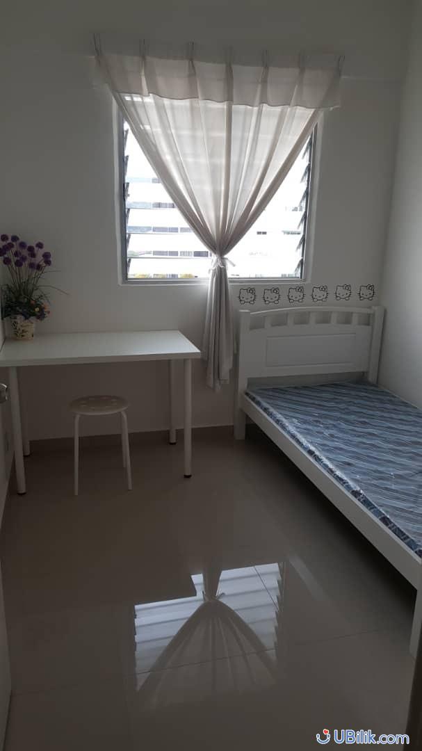 Single Room at Sungai Ara Penang UBilik room hostel rental_03